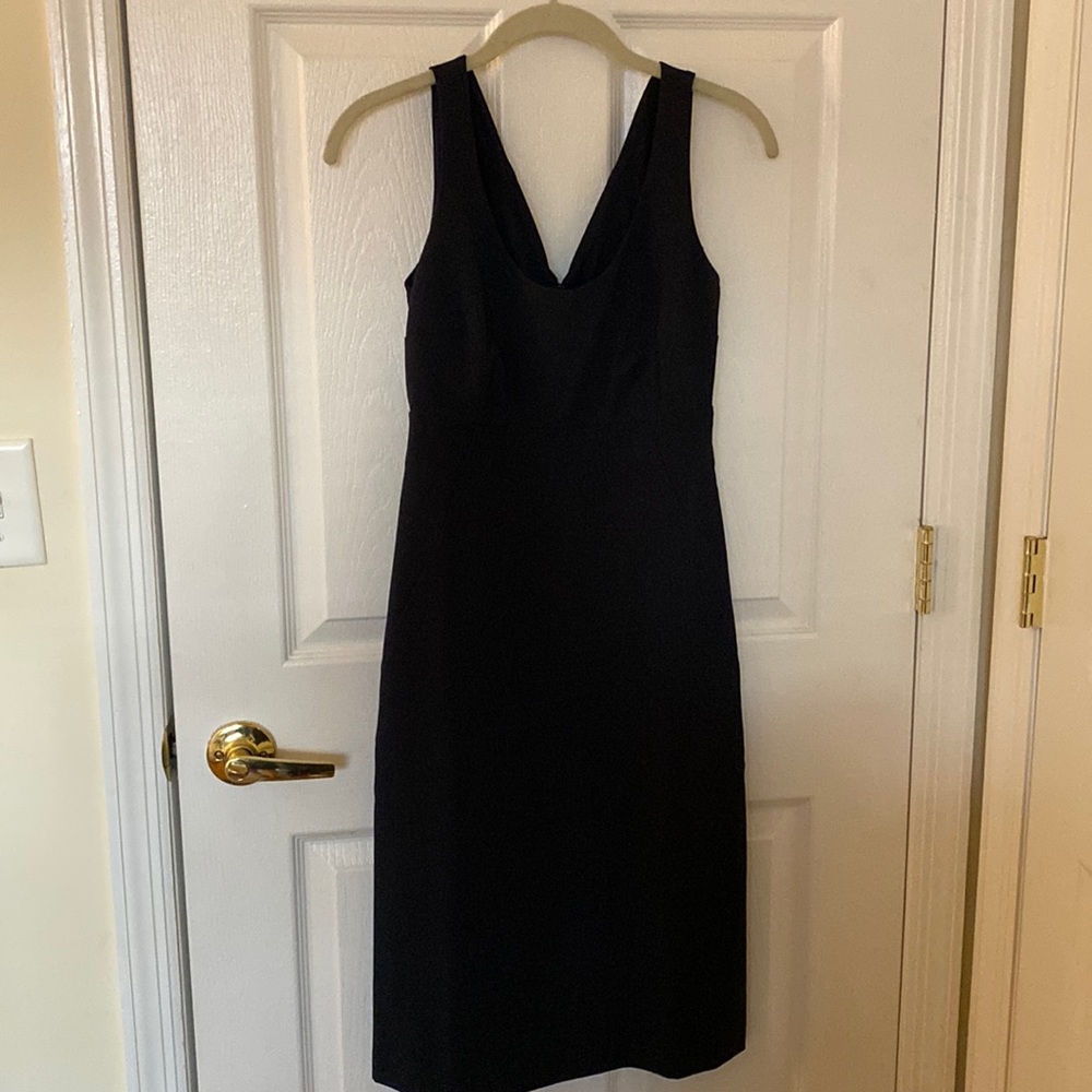 Club Monaco fitted dress -navy